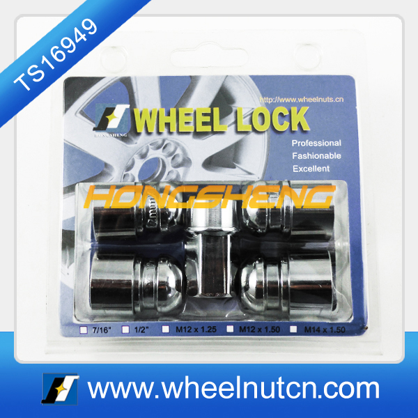 Blue aluminium Cap Wheel Nut locks 46100BU