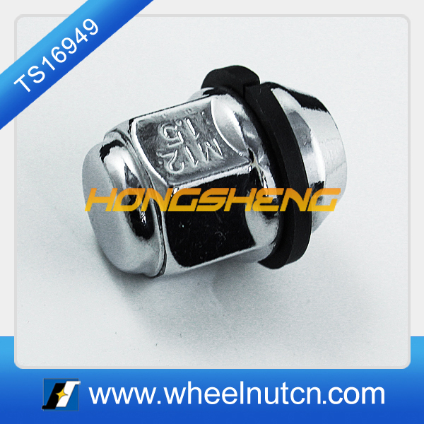 13726 M12*1.5 Chrome Acorn 6 Side Bulge Style Wheel Nut 99049.1